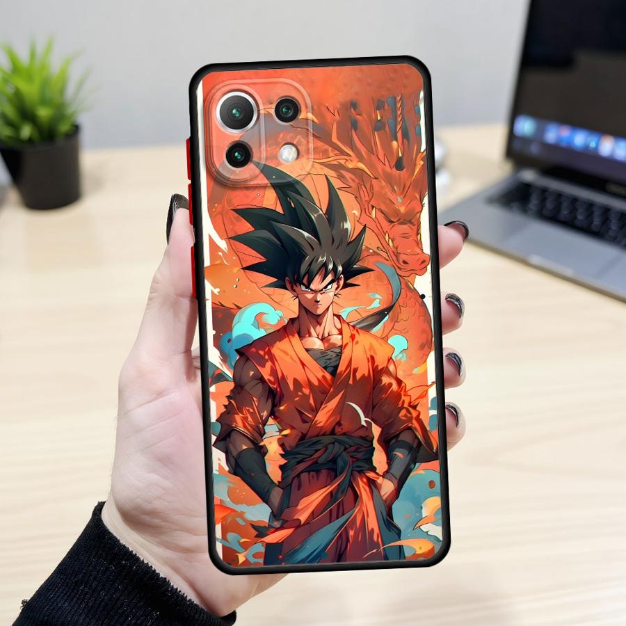 Case for Xiaomi Mi 12x 10T 14 13 Pro 13 11 Lite 11T 12T Back Phone Cover Dragon Ball Retro Goku