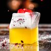 250ml Clear Cocktail Box Creative Friends Half Pint Creamer Square Milk Carton Box Cocktail Glass Juice Beverage Cold Drink Cup
