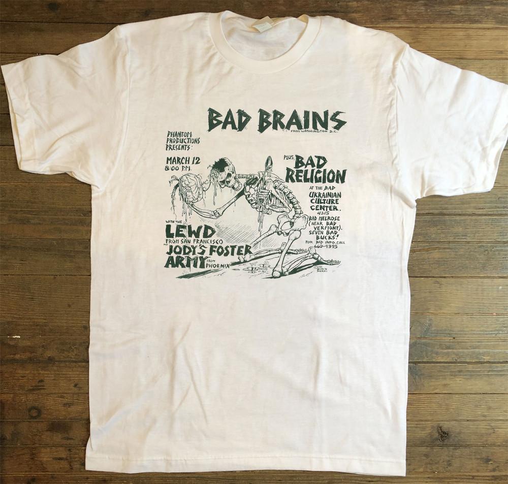 

BAD BRAINS Band Tour Album Rock Unisex T-Shirt Adult S To 5XL MC564 Unisex T-Shirt XXXL