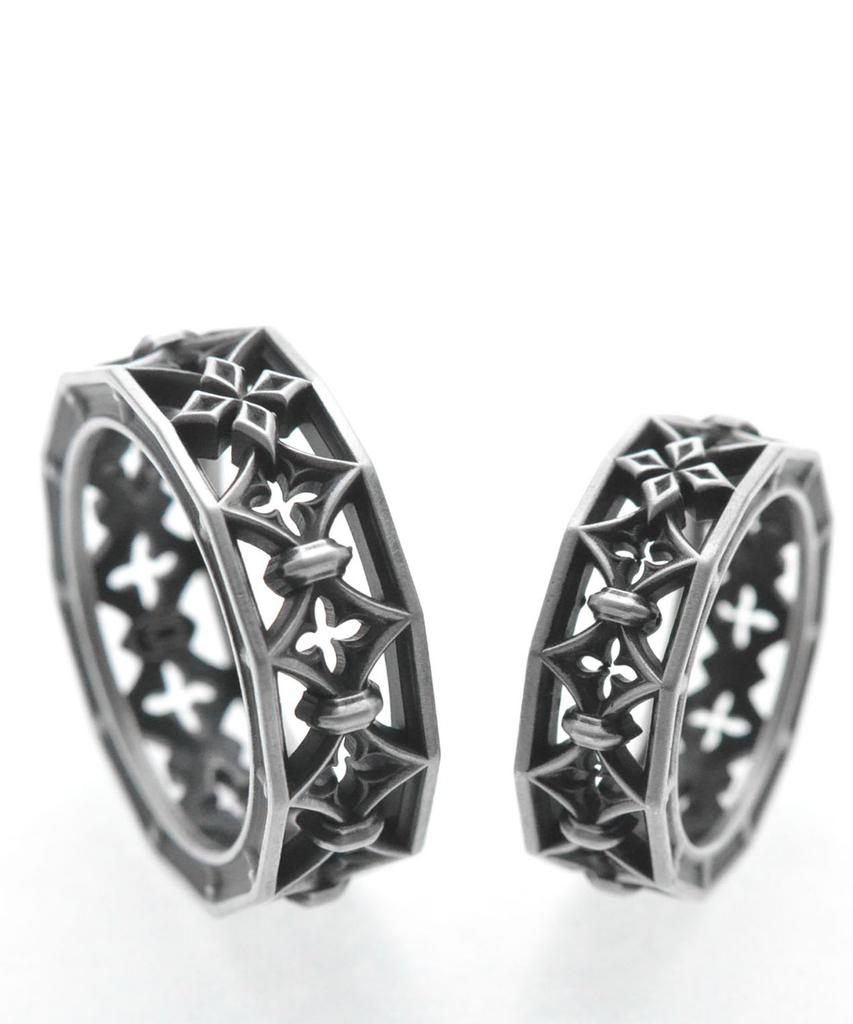 Vivus Ventana Bold Antique Silver Ring