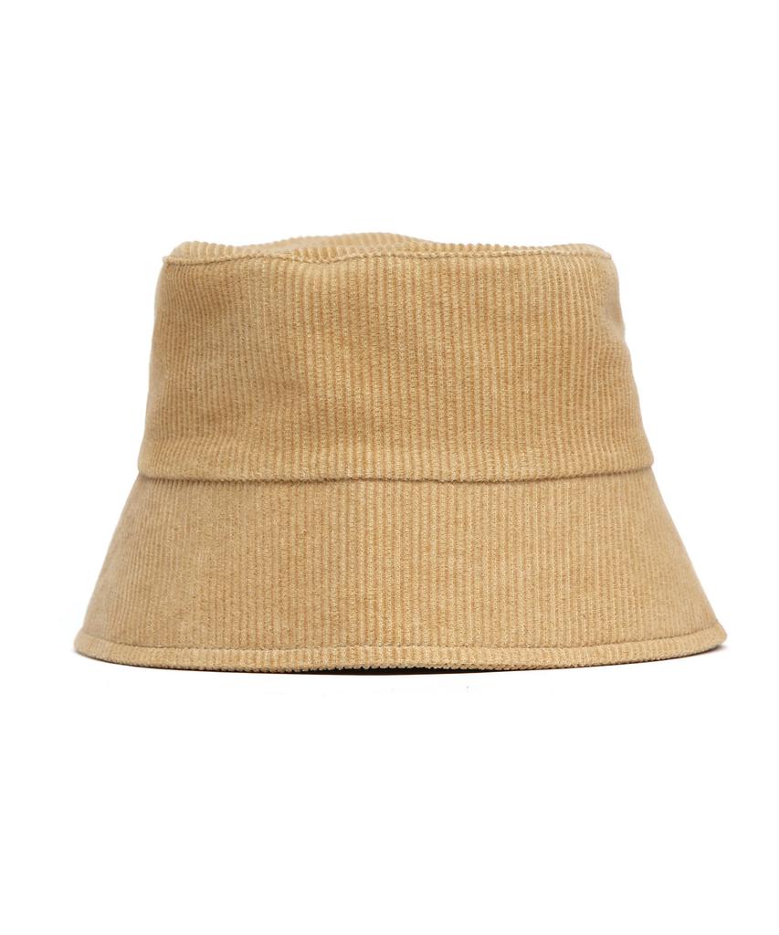 Eondeokeonteulolseutyudio Corduroy Short-Brimmed Bucket Hat Plain Bucket / Pigment Cd / D Beige
