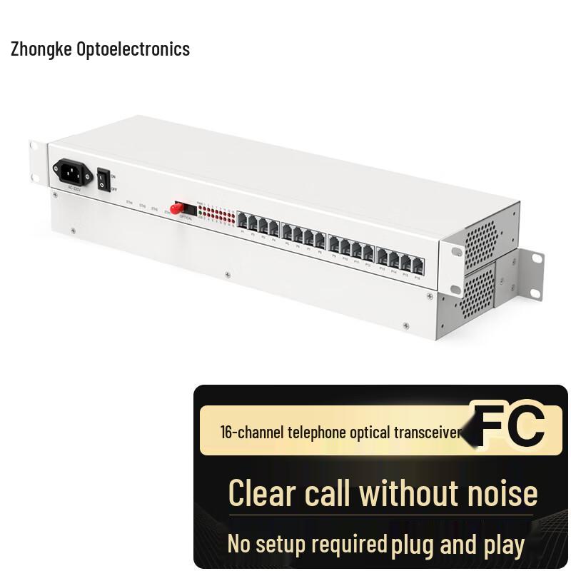 PCM Voice Telephone Fiber Optic Transceiver