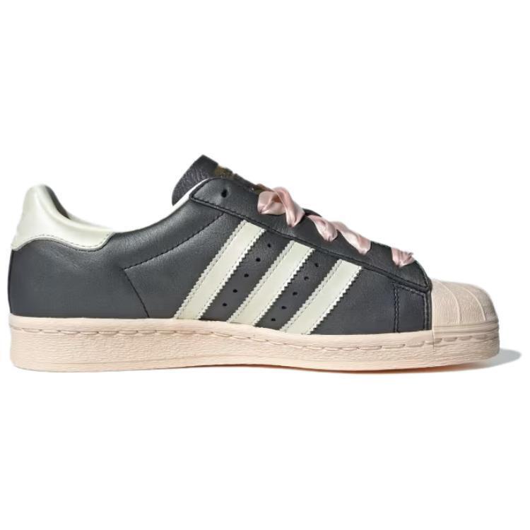 adidas Superstar 82 Black Pink Ribbon Laces W - ID1423