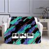 HKS Racing Car Logo Printed Blanket Flange Warm Blanket Soft and Comfortable Blanket Throw Blanket Bed Linings Birthday Gift