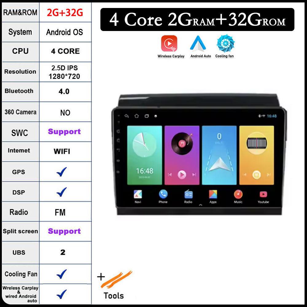 

9-дюймовый DSP Android 14 для Fiat Ducato Jumper Boxer 2006-2018 Автомобильный стерео GPS NAVI Авторадио Плеер Видео Carplay Авто Мультимедиа
