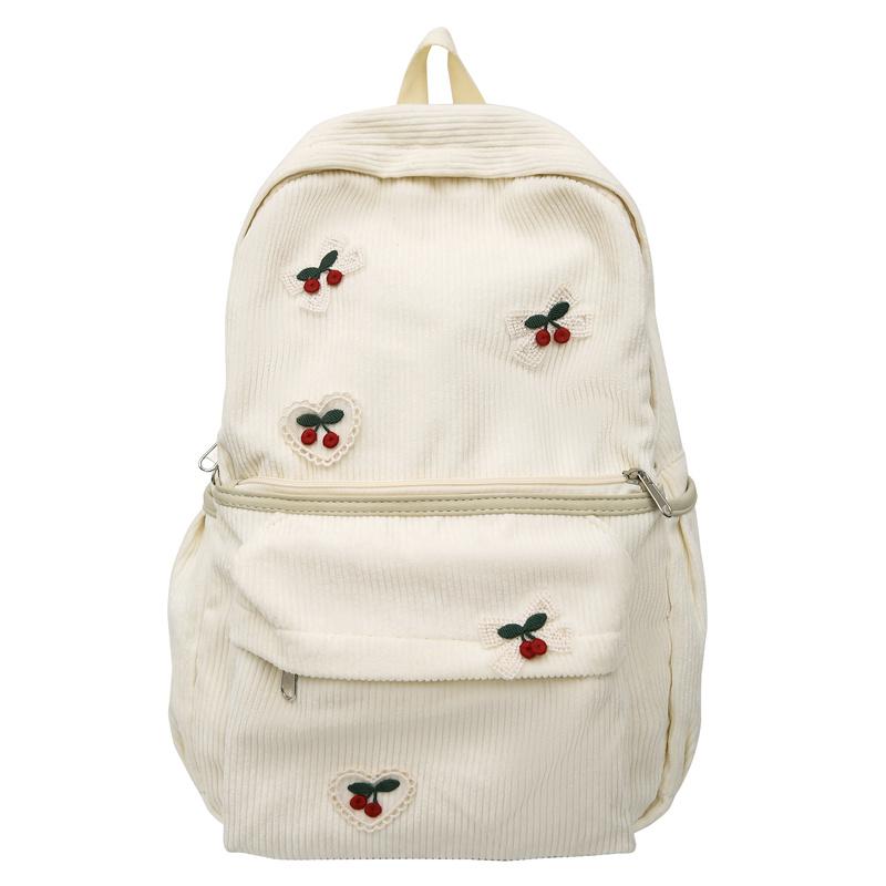 Студенческий рюкзак Cordour Schoolbag Женский рюкзак с бантом белый