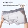 FitonTon Men's Ice Silk Seamless Underwear 3-Pack