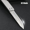 Titanium Alloy Scalpel Utility Knife Paper Open Box D2 Blade Quick Open Folding Knife No Lock Portable Pocket Key Chain Tool