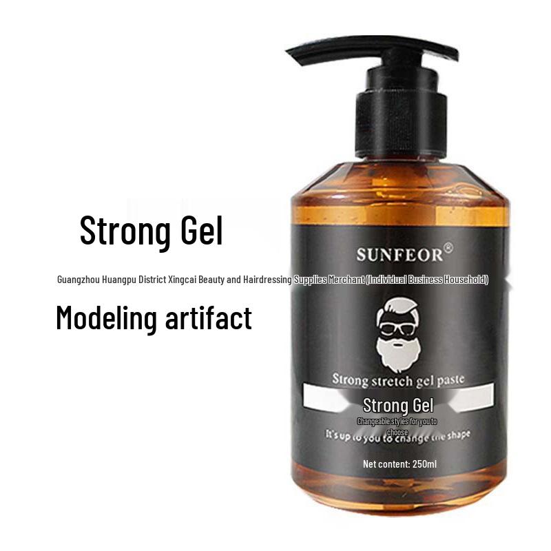250ml Gel Pomata Tenuta Forte per lo Styling dei Capelli