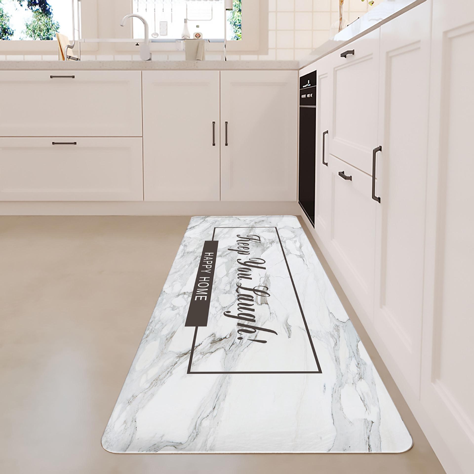 Verdickte Anti-Ermüdungs-Bodenmatte Wasserdicht, Ölfest und Rutschfest Küchenmatte PVC Küchenbodenmatte Innenmatte 440*700*10MM