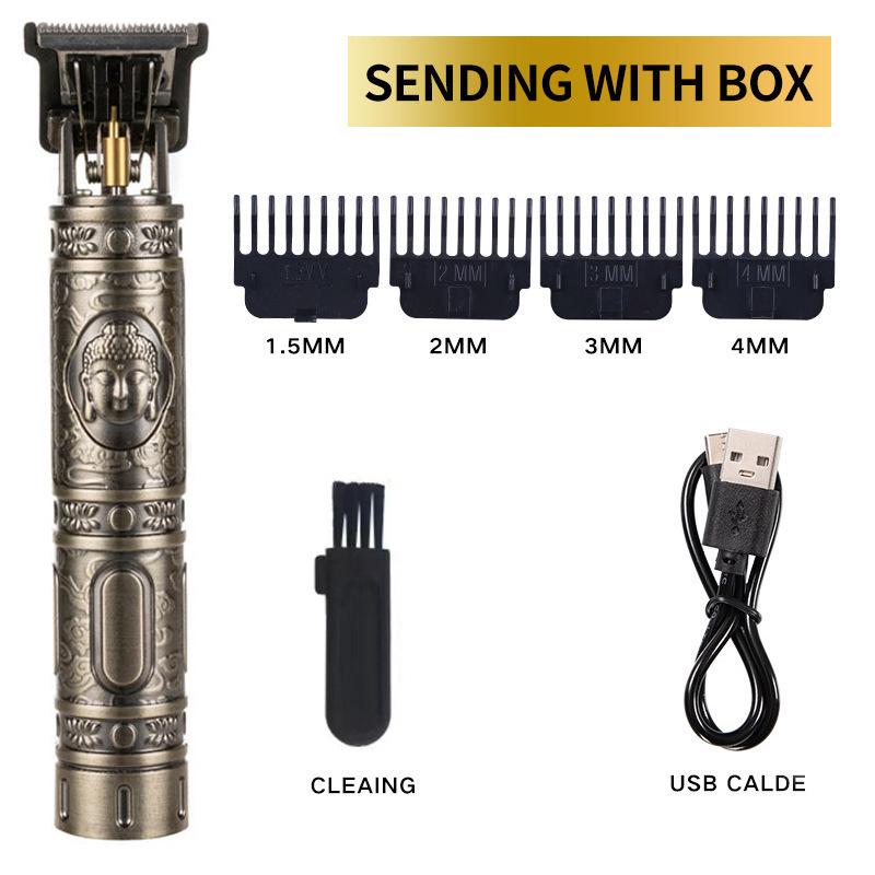 Professional Electric Hair Clippers: Ideal for Men with Oily Hair, Notches and Trimming, Perfect for Barbers and Salons