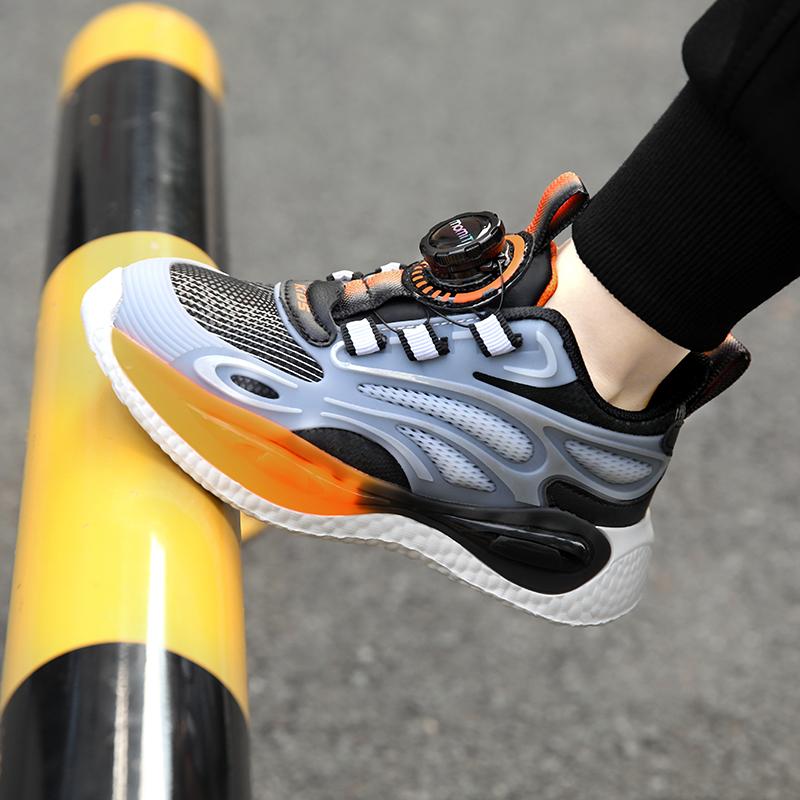 28-40 Children's Large Lightweight Breathable Fashionable Double Mesh Sports and Leisure Shoes Outdoor Running Shoes