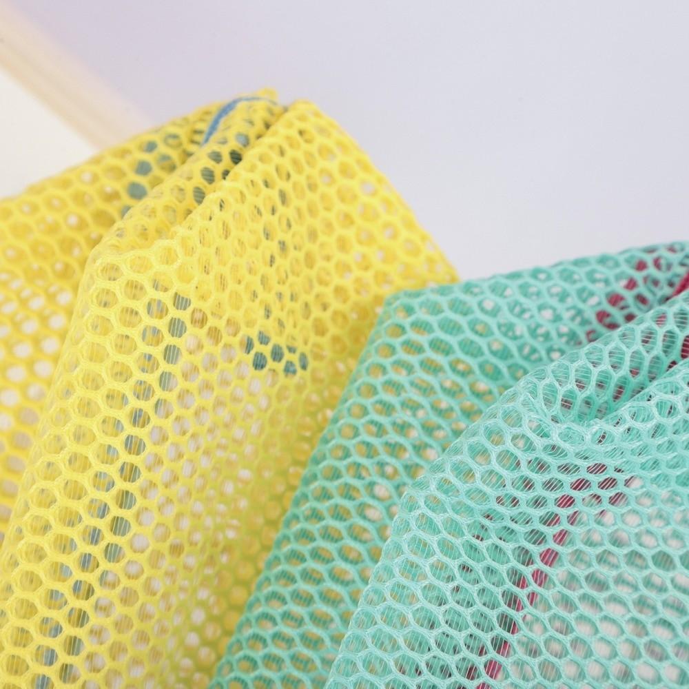 Durable Dopamine Color Cosmetic Bag Large Capacity Lightweight Mesh Makeup Pouch With Zipper Toiletry Bag Toiletry Storage