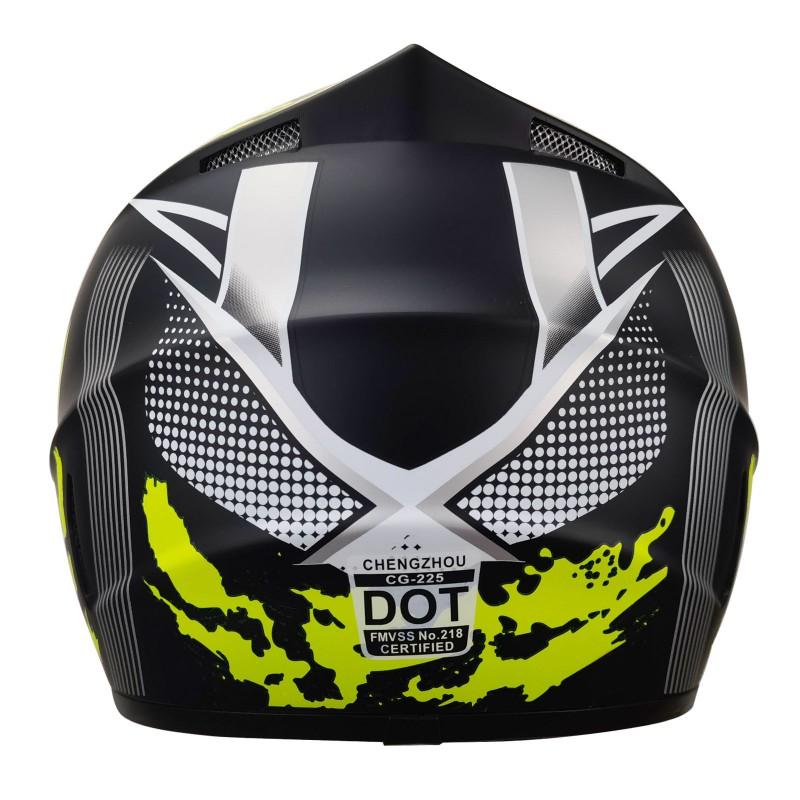 Full Face Mountain Bike Helmet Downhill Cycling Youth Adult ABS Safety Gear In 4 Storm Colors