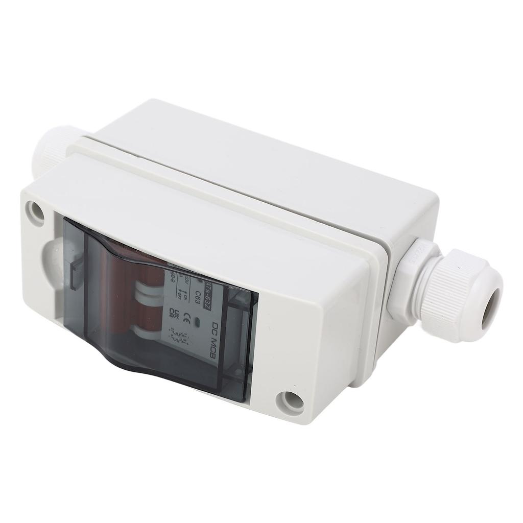 SG DC Miniature Circuit Breaker 2P 63A 1000V Disconnecting Switch IP65 Waterproof for Solar PV System