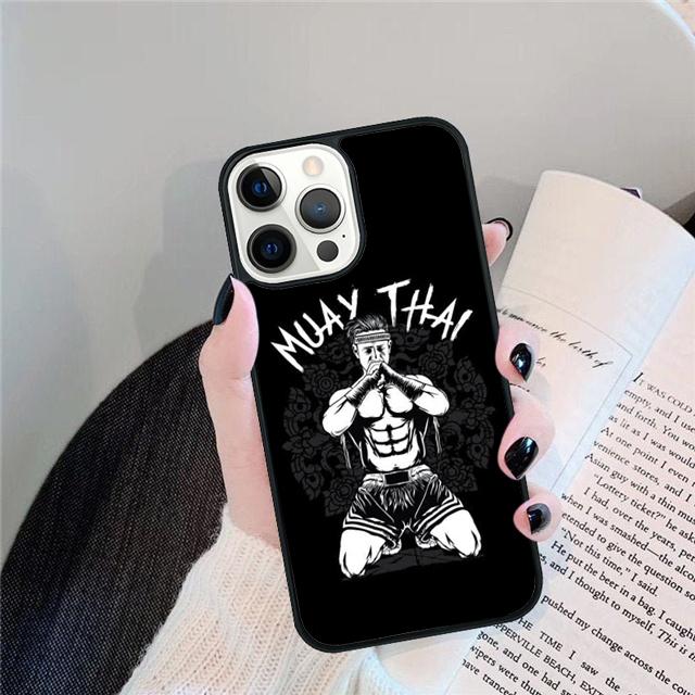 Muay Thai Knee Coque Shell For iPhone 17 Air 15 16 14 13 12 Pro Max 11 Pro Max Plus Phone Case Cover