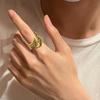 Finger Ring 3D Dragon Shape Adjustable Opening Finger Band Hip Hop Rock Finger Jewelry Fashion Accessories