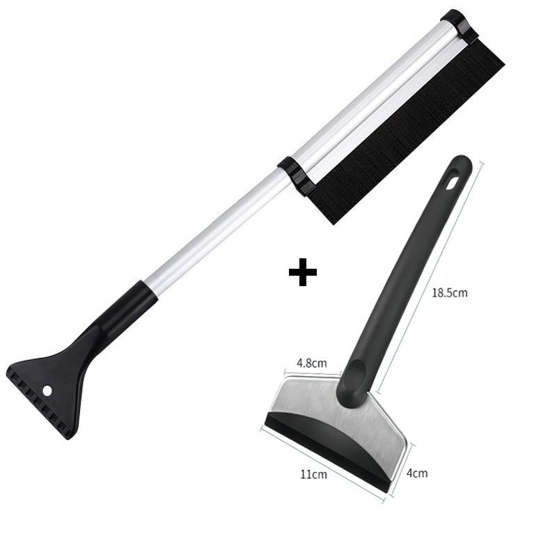 Car Snow Removal Brush Baby Kim 2 in 1 Retractable Car Snow Brush Ice Scraper Windshield Scraper Winter Snow Removal Shovel Tool