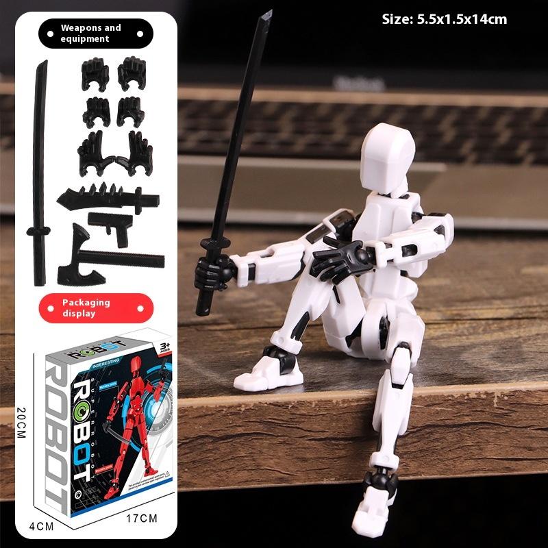 Farbkasten Glückspuppe 13 Mehrgelenk-bewegliches Puppenspielzeug der 3. Generation Schaufensterpuppe DIY Ganzkörper-Dekompressionsartefakt