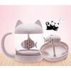 Tea Infuser Glass: Coffee Mug Water Bottle Tea Infuser Strainer Strainer Cat Style