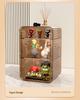 Desktop Dustproof Cup Organizer Shelf & Draining Tray