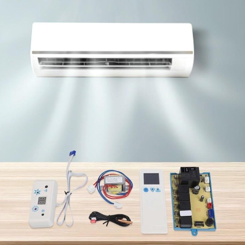Intelligent Temperature Regulator QD-U08C Plastic Control Board for Air Conditioning Unit Repair and Replacement