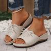 Women's New Summer Platform Slippers Thick Slippers with Fish Mouth Wedge Heel In Stock