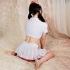 Nurse Cosplay Sexy Erotic Pleated Skirt Extreme Halloween Costume Nurse Uniform Costume Costume Short Sleeve Cute Moe Photography Mini Skirt White
