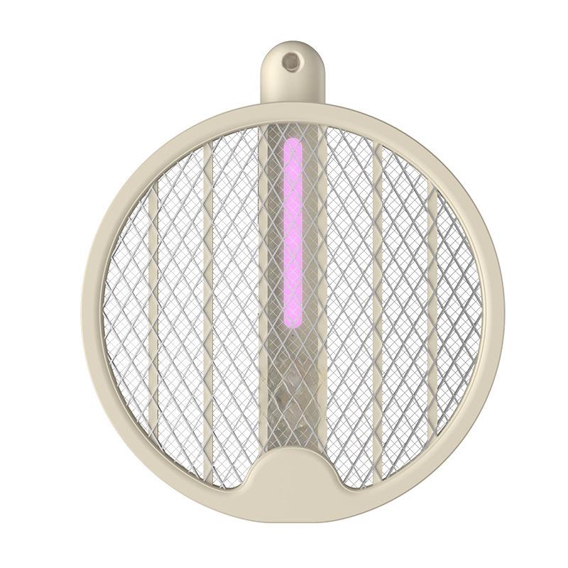 Foldable USB Rechargeable 4-in-1 Electric Mosquito Swatter for Home, Dorm, and Office.