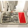 Print Sponge Bathroom Cashmere Thickening Mat Bath Non-slip Carpets In Wash Basin Bathtub  Floor Rug Shower Room Doormat Memory Foam 3D Pad