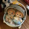 Doll Stroller Storage Box Doll Decor for Labubu Space Module Doll Sleep Cradle Cart Dolls Bed Furniture Accessorie Birthday Gift