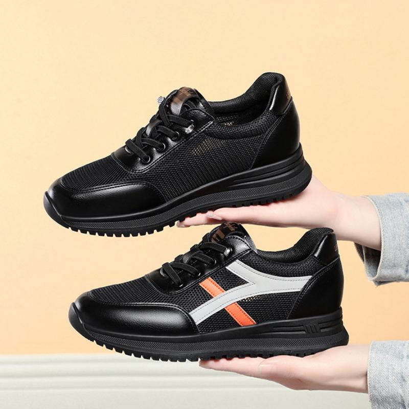 Women's Breathable Mesh Casual Shoes Women's Summer Thin Shoes Soft Sole Lightweight White Shoes Hollow Sports Shoes