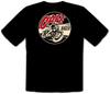 CAFE RACER Motorcycle Bike Fun Black T-shirt -546-