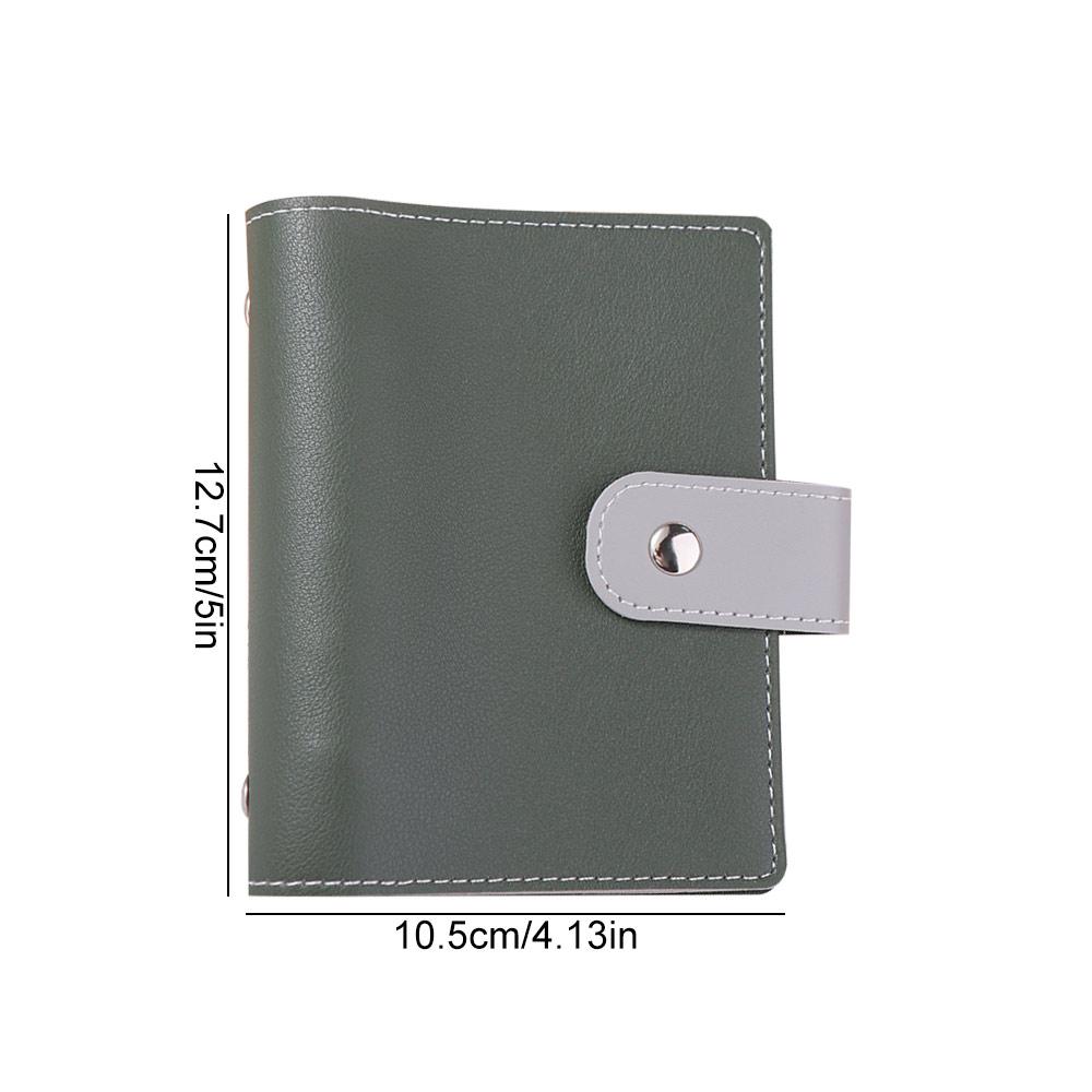 Fashion Mini Loose Leaf Notebook Blank Page 45Sheets Portable Notebook Schedule Planner DIY Binder Notebook Study
