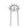 Crystal Tassels Hairband Crowns Tiaras Hair Ornament for Women Stage Show Costume Formal Occasion Photography Headwear