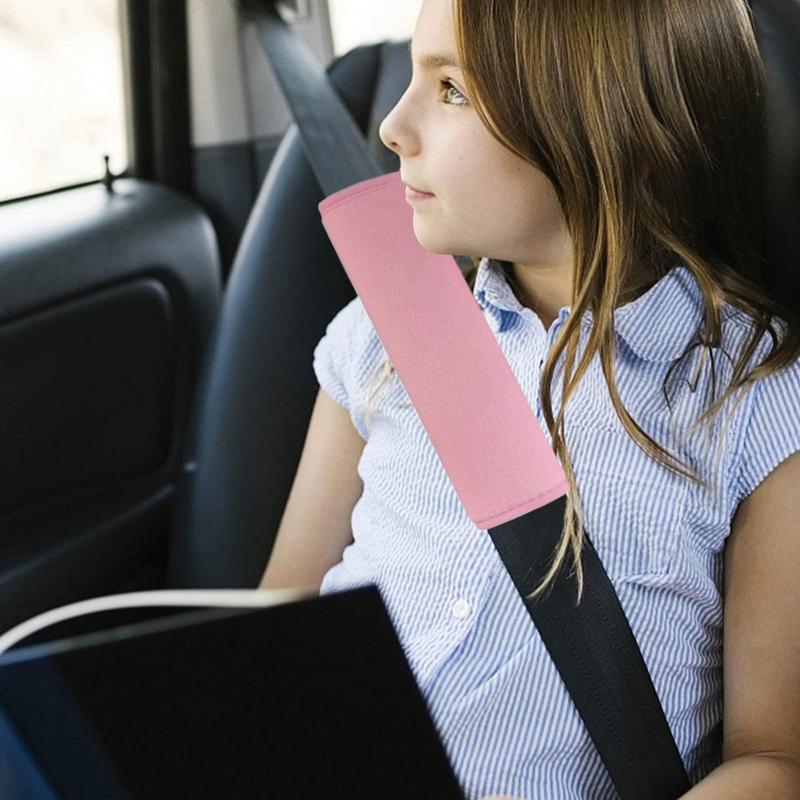 Car Seat Belt Cover Ice Silk Flannel Seat Belt Covers For Adults Car Accessories For Women Automotive Supplies Seat Belt