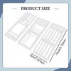 3 Pieces Flexible Record Templates Planner Stencil Set Handmade Versatile Stencils Drafting Tools