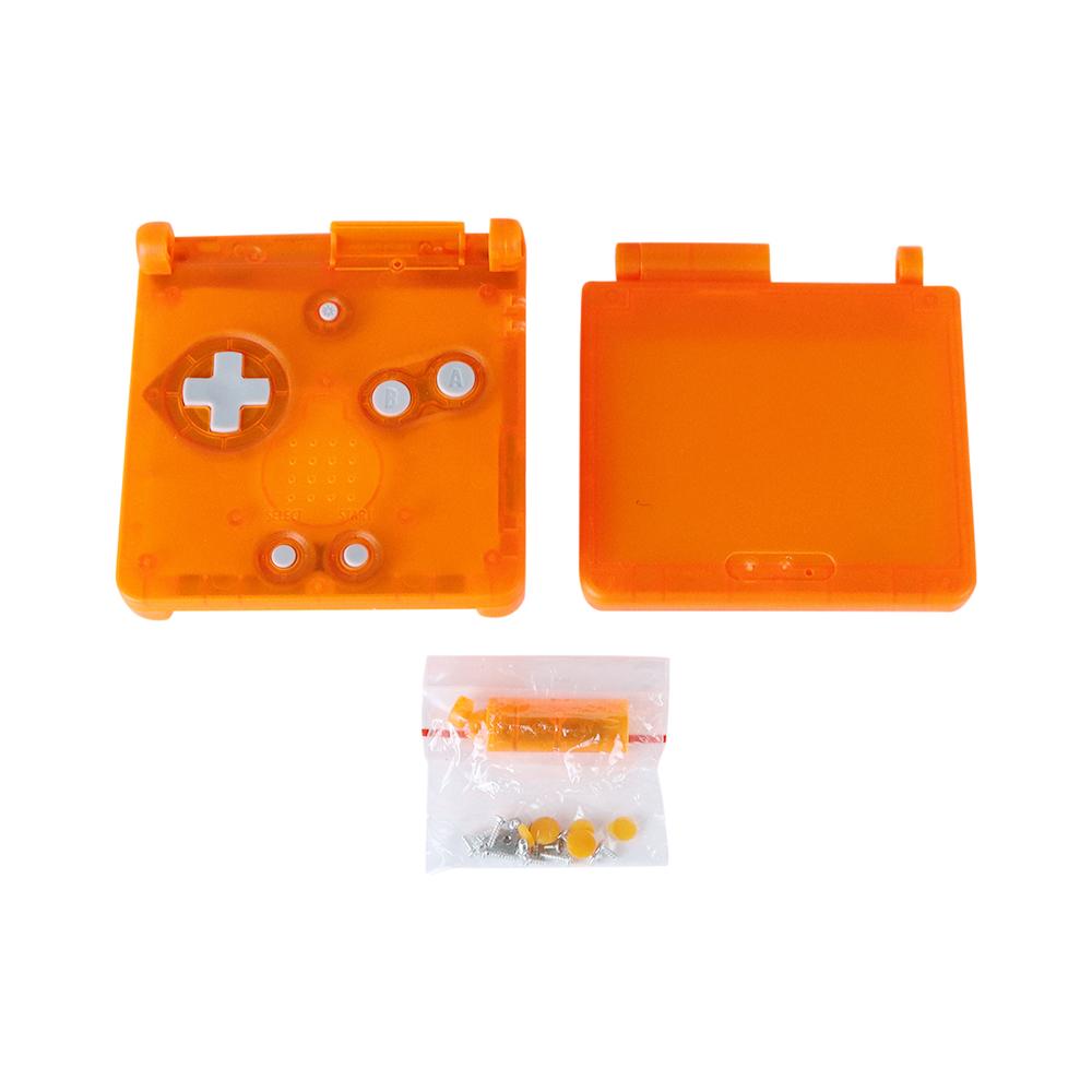 1PCS Cool Clear For GBA SP Transparent Replacement Housing Shell Cover For Game Boy Advance SP Case Cover