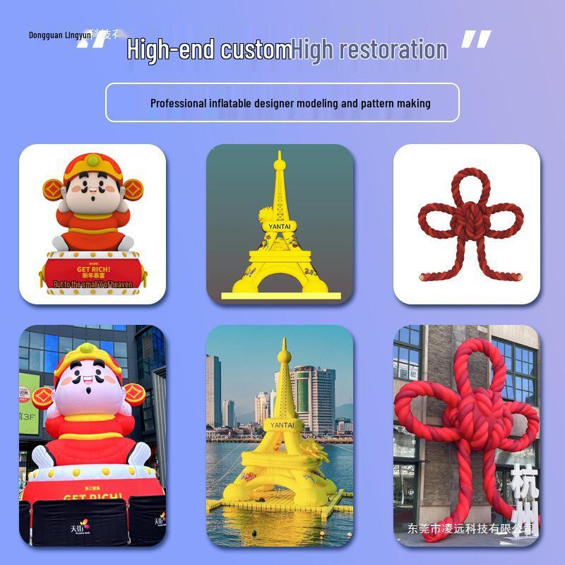 Inflatable Hot Air Balloon Model for Outdoor Advertising and Events