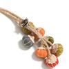 2 Pack Harvest Theme Curtain Holdbacks Ties With Colorful Pumpkin Balls Not Drill Installation Window Drapery Tiebacks