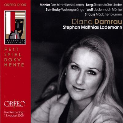 CD ALBAN BERG, FRANZ LISZT, GUSTAV MAH - Late Romantic Lieder by Diana Damra C702061B Orfeo 2006 Japan Classical Used