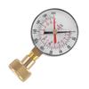 Water Pressure Gauge Aluminum Alloy Iron 0 to 200Psi Universal Water Pressure Test Gauge with 3/4