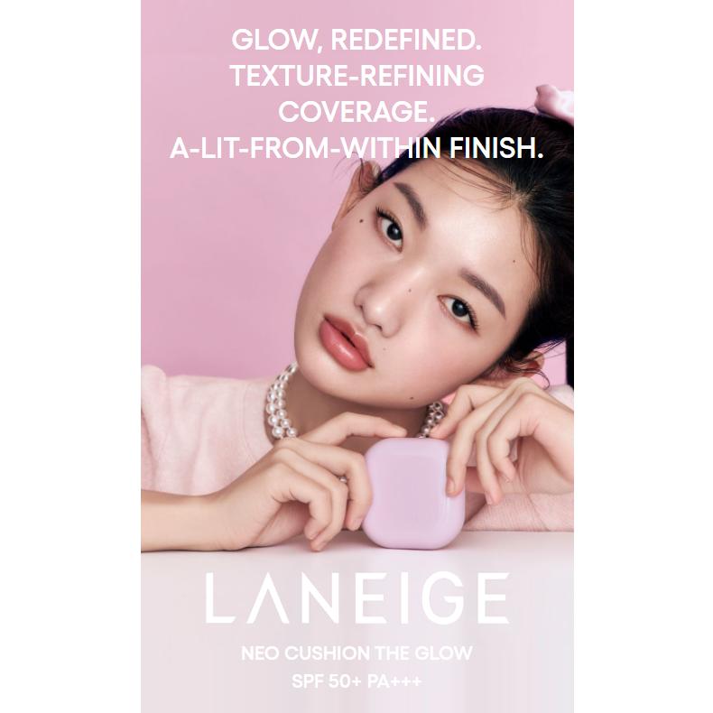LANEIGE All New Neo Glow Cushion 15g ( Main, With Refill, Only Refill) (22 Options)