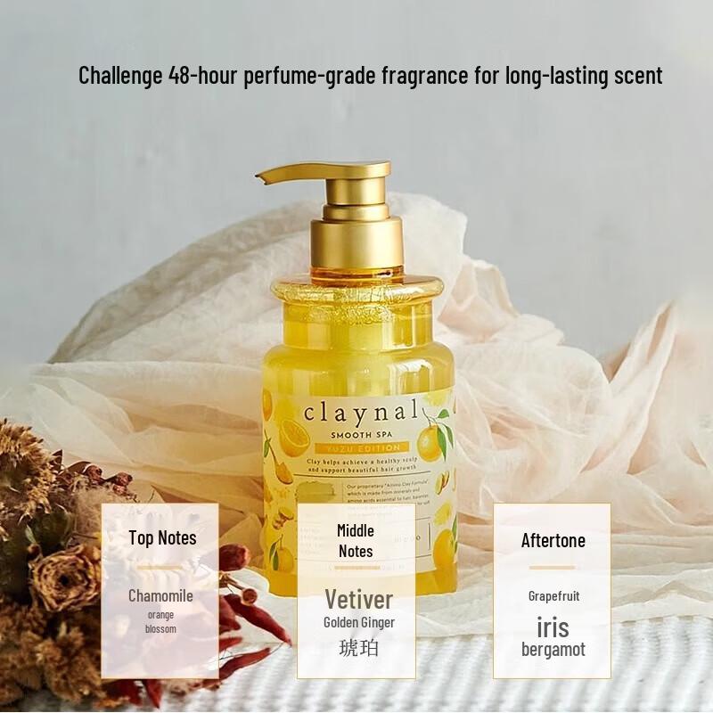 CLAYNAL Japanese Mineral Clay Amino Acid Shampoo