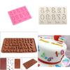 Silicone Alphabet and Number Mold Set for Cake Decorating Chocolate Fondant Candy Letters Numbers Symbols DIY Baking Tools