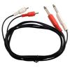 6.35 RCA Audio Cable, Double 6.35 1/4" to Double RCA Heads Aux- Converter Adapter Audio Cable 0.2m/1m/1.5m/300cm