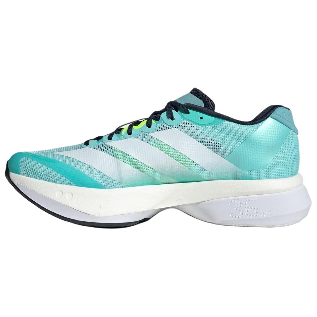 Adidas Adizero Boston 13 Flash Aqua Men Sneakers Green Cloud-White Lucid-Lemon JS4945