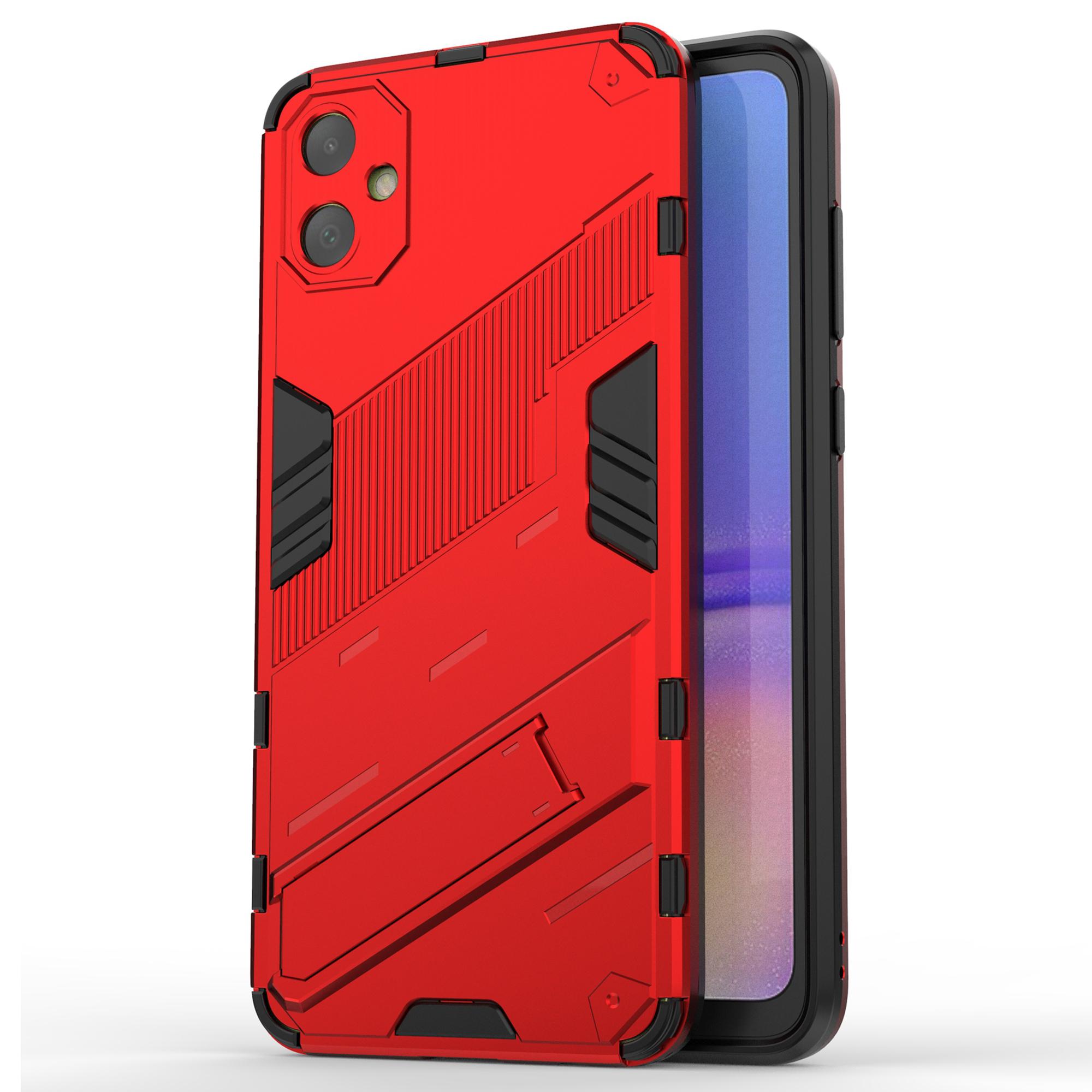 

For Samsung Galaxy A05 4G Case Kickstand Protective Phone Cover Red
