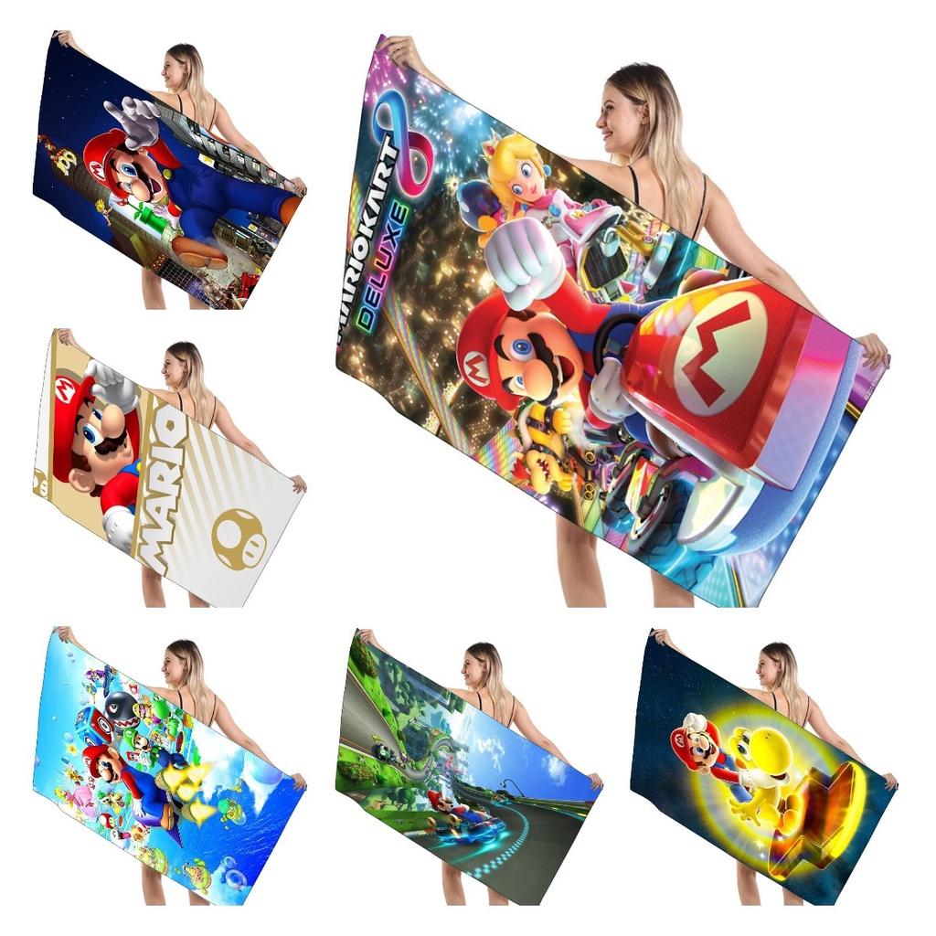 Children's Mario Beach Towel Super Soft And Absorbent!