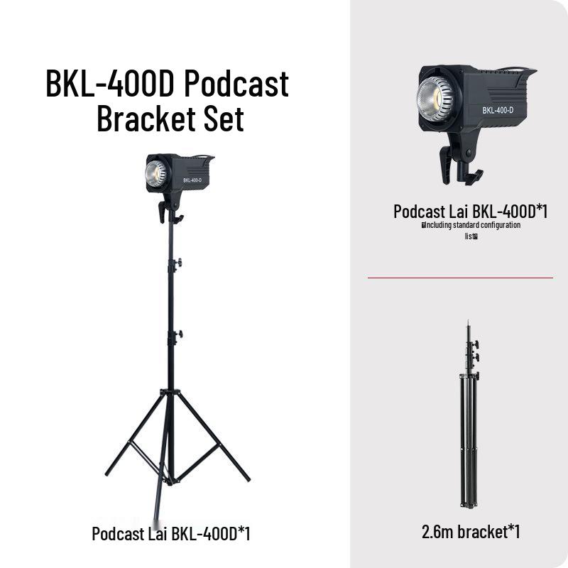 Holofote Yingbang 400W para Transmissão ao Vivo - Luz Suave de Preenchimento para Fotografia e Beleza